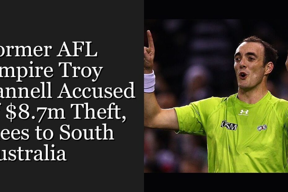 Afl Umpire On The Run