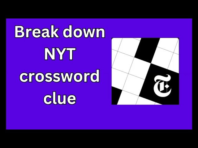 Broken down crossword clue