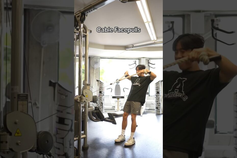 Cable face pull