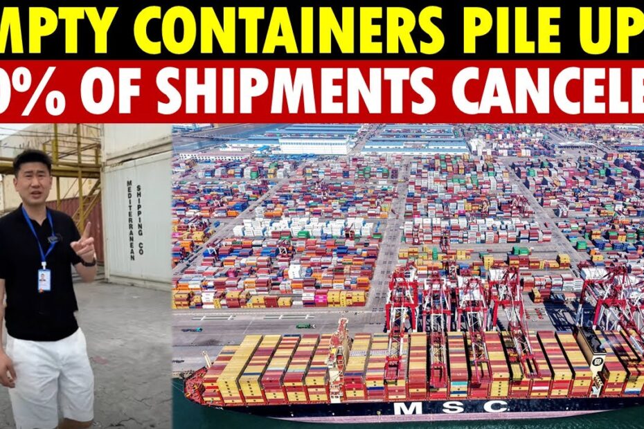China sent empty containers
