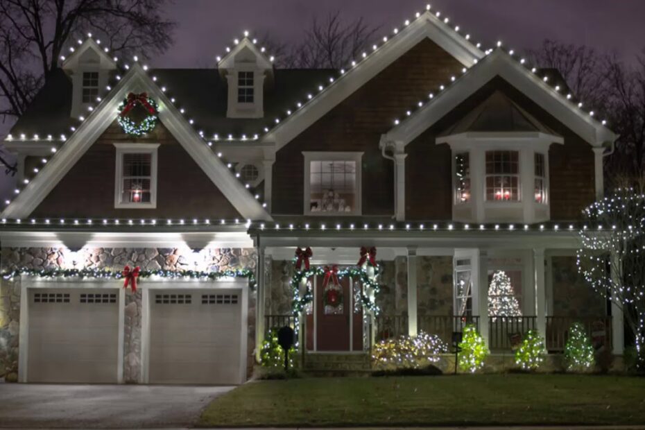Christmas light hanging service near me