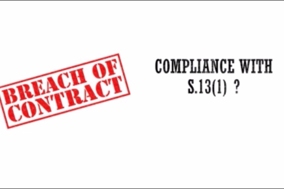 Contractual remedies act 1979