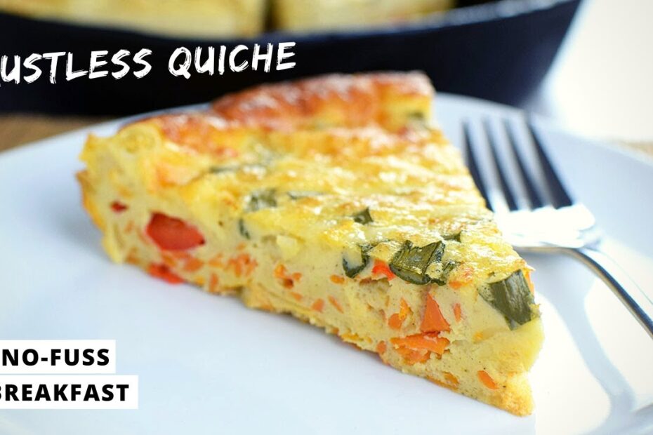 Crustless quiche recipe
