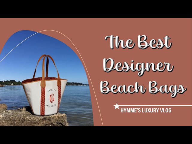 Designer beach bag