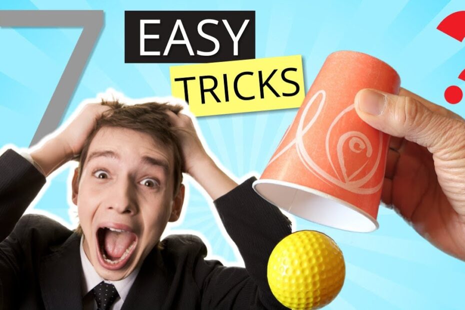 Easy magic tricks to do at home