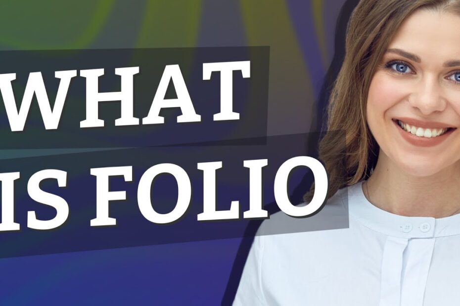 Folio Meaning