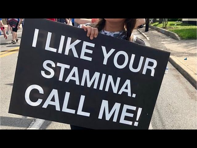 Funny signs for marathon runners