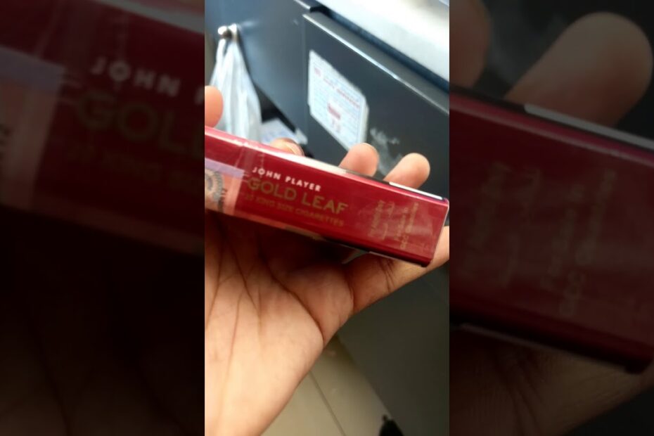 Gold leaf cigarette
