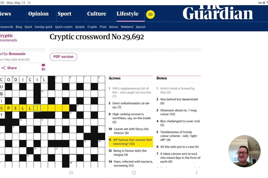 Guardian cryptic crossword