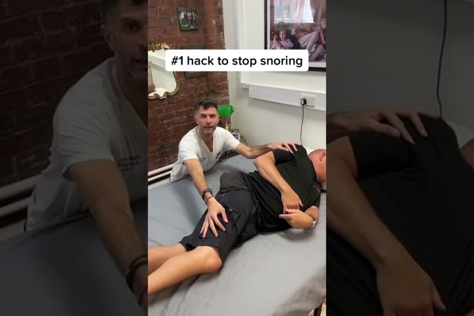 How to not snore when sleeping
