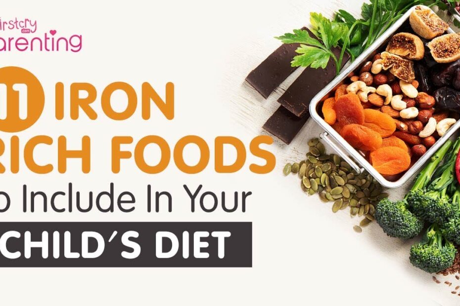 Iron rich foods for kids