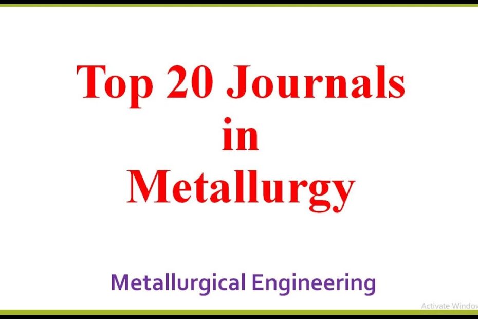 Journal of materials engineering and performance