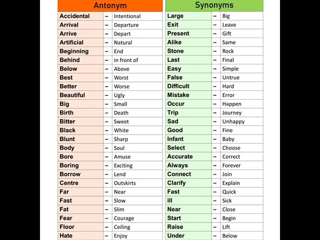 Latest Synonym