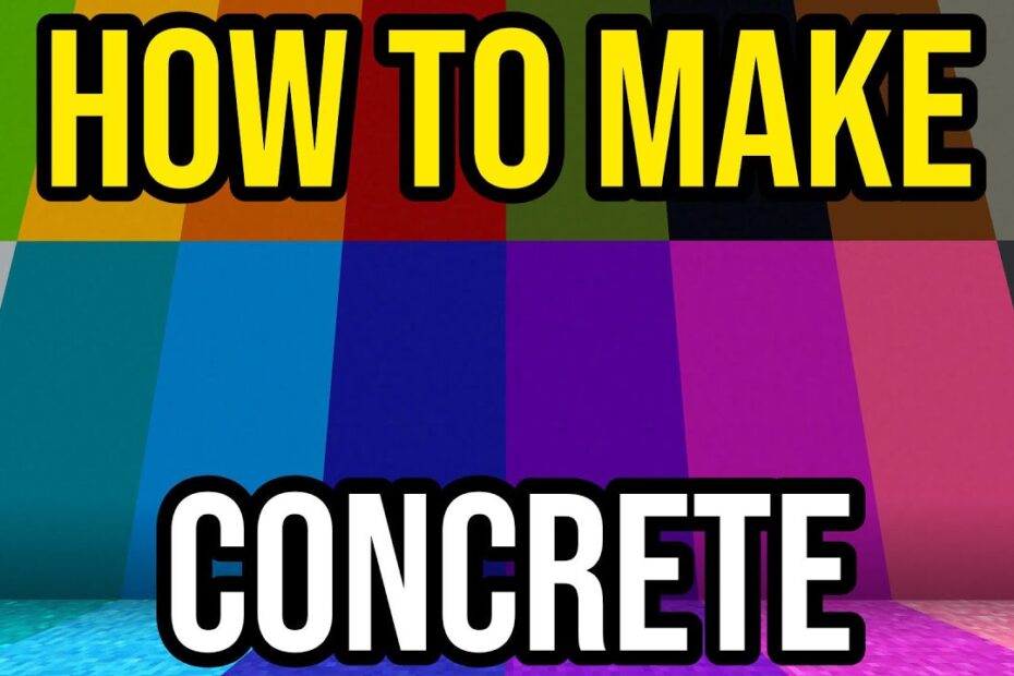 Minecraft concrete