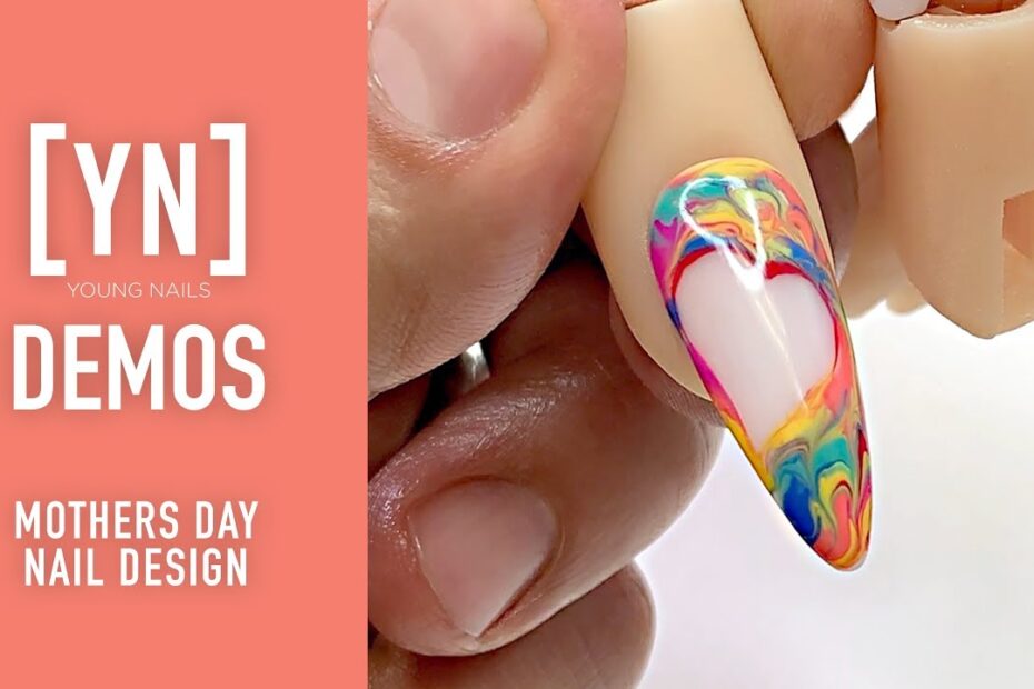 Mothers day nail art
