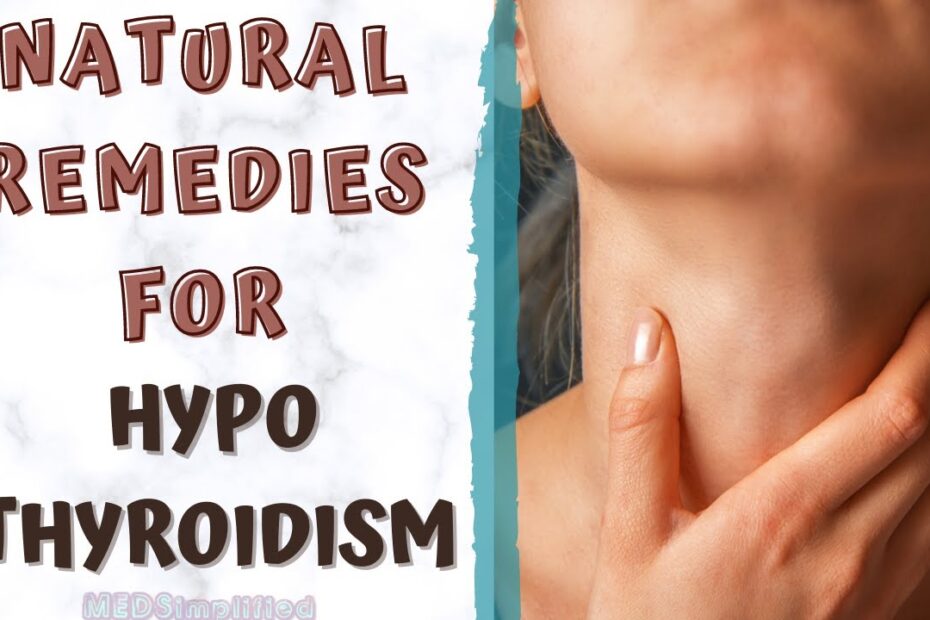 Natural remedies for underactive thyroid