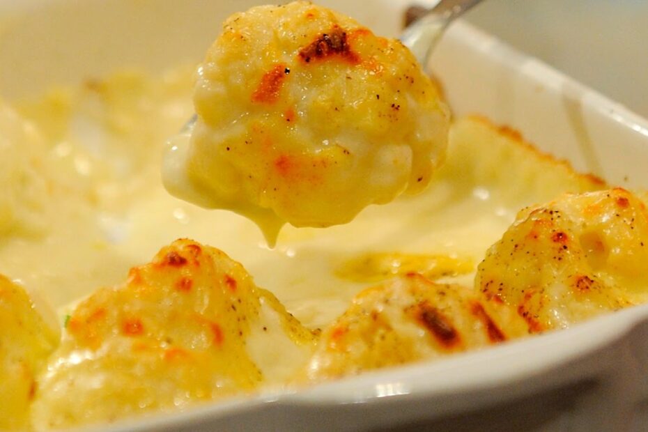 Quick cauliflower cheese recipe