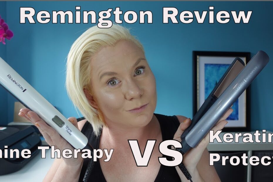 Remington straightener shine therapy