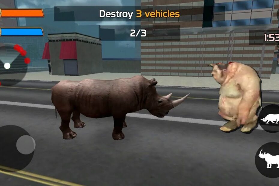 Rhino rampage 3d