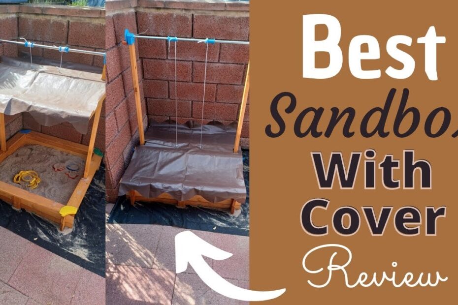 Sandpit with cover