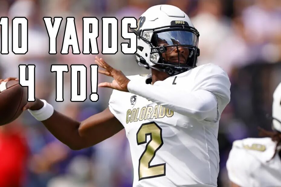 Shedeur sanders college record