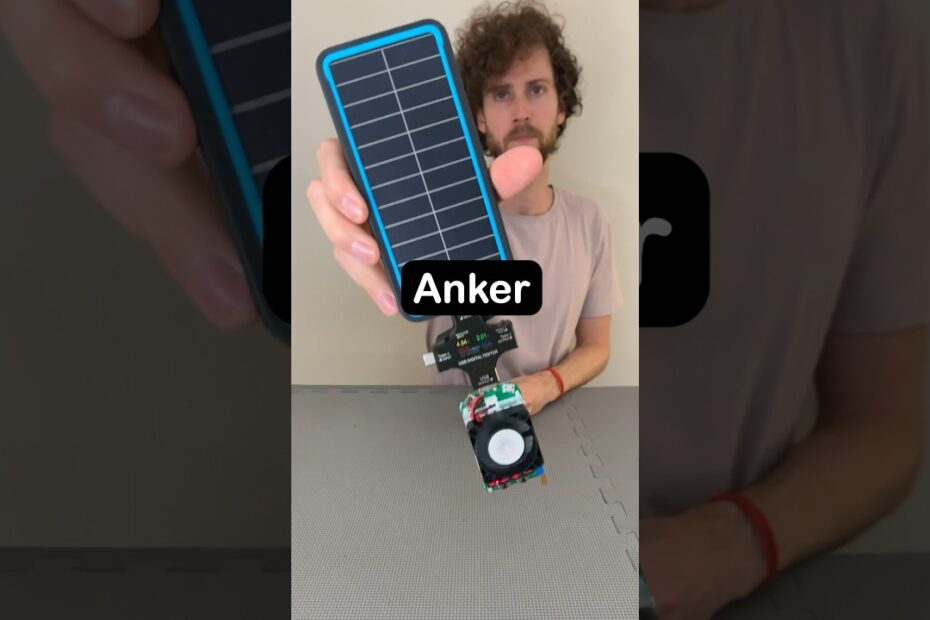 Solar powered phone charger for camping