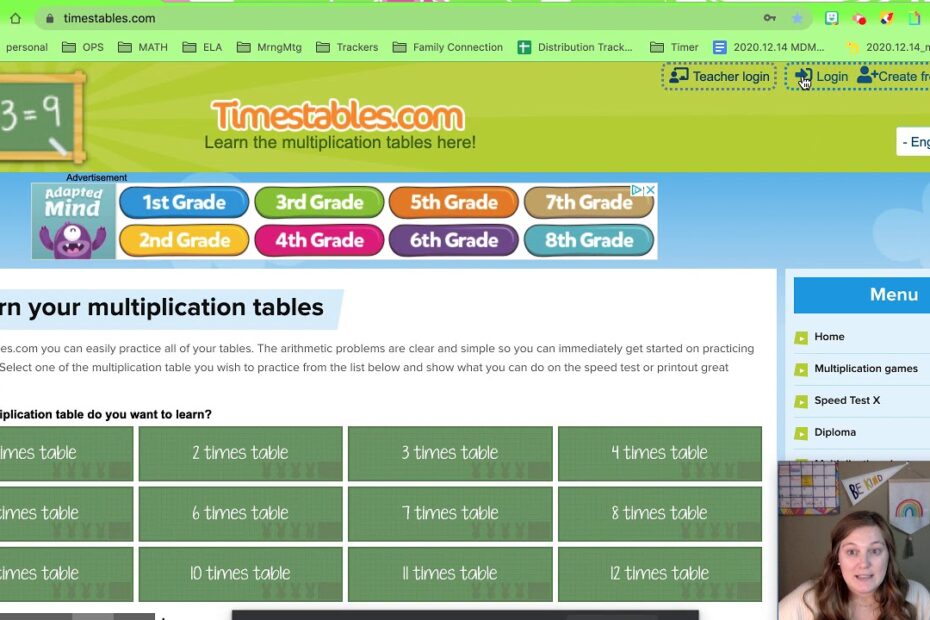 Times tables .com