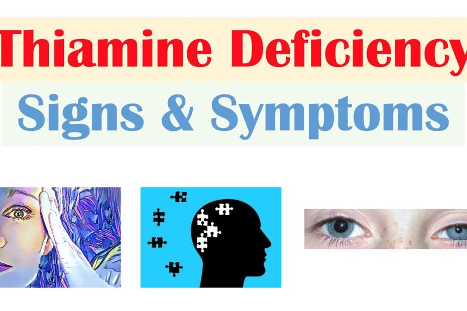 Vitamin b1 deficiency