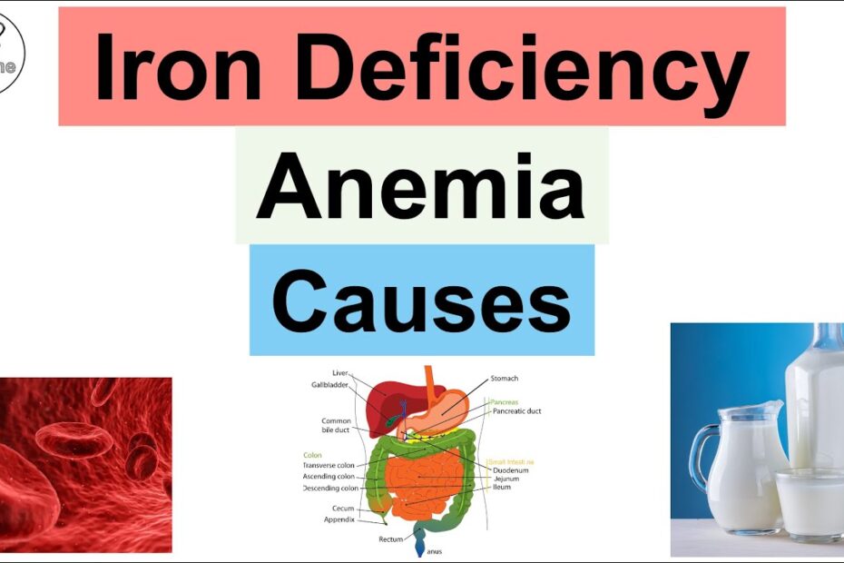 What causes iron deficiency