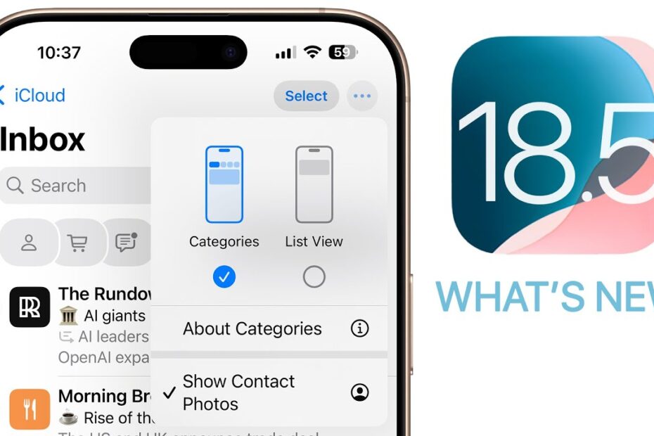 What's new in ios 18