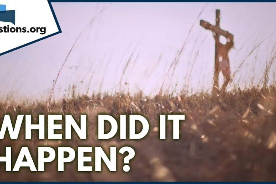 When was jesus crucified