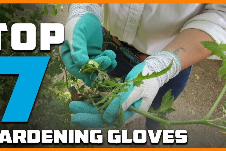 Womens gardening gloves