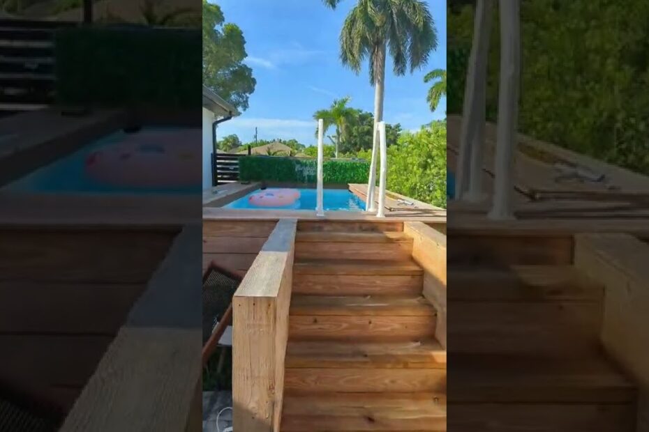 above ground pools for small backyards