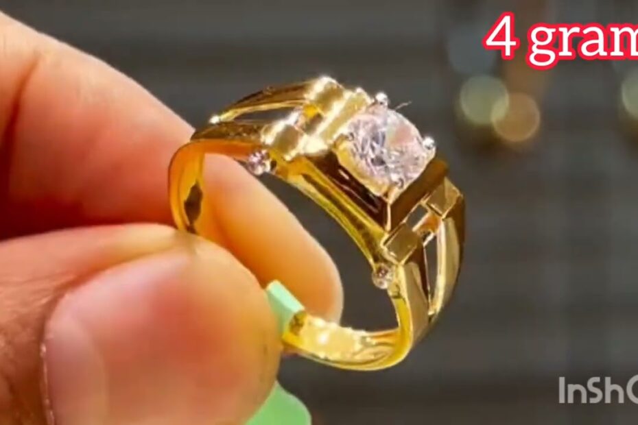 modern ring design for men