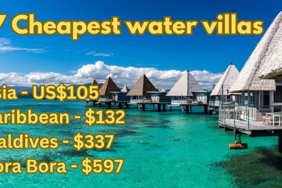 overwater bungalows and diving