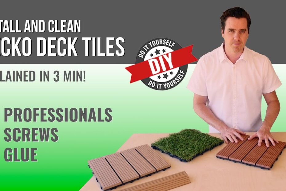 rubber deck tiles