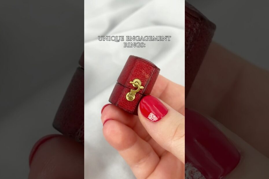 unique engagement rings