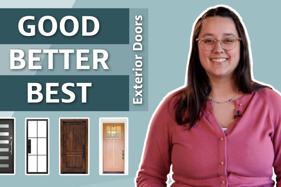 affordable front doors with glass