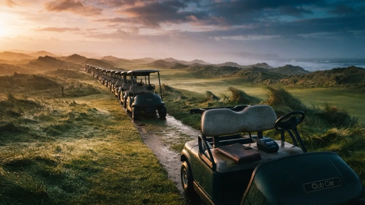 Natalie Harp Running After a Golf Cart: The Photo, the Letter and the Aide in the Frame